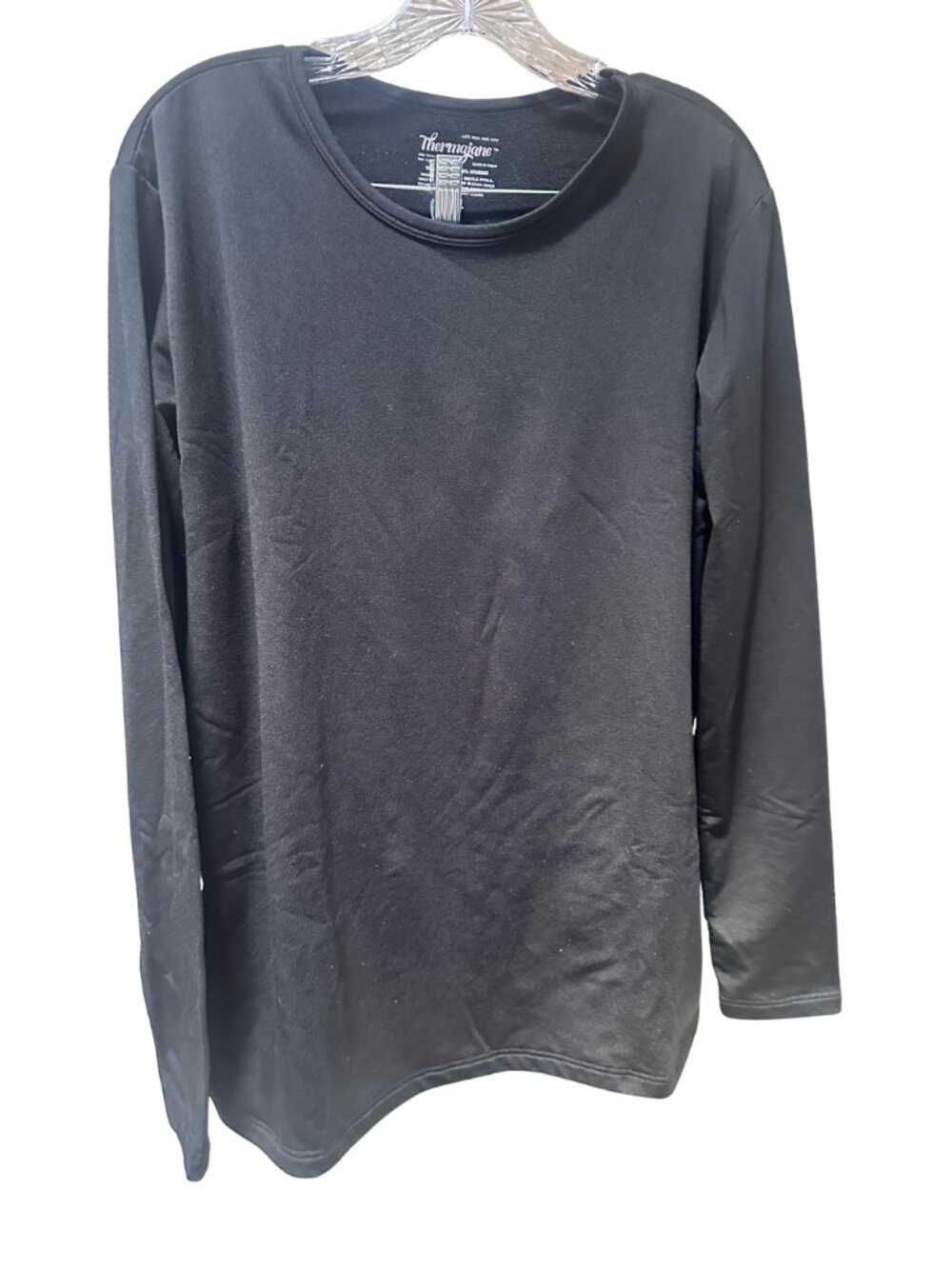 Thermajane Black Long Sleeve Top - Women's 3XL